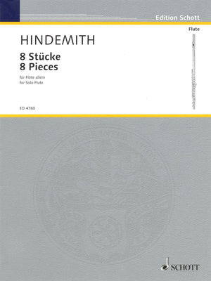 8 Pieces for Flute (1927),Used