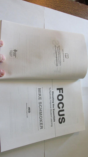 FOCUS: Elevating the Essentials to Radically Improve Student Learning,Used