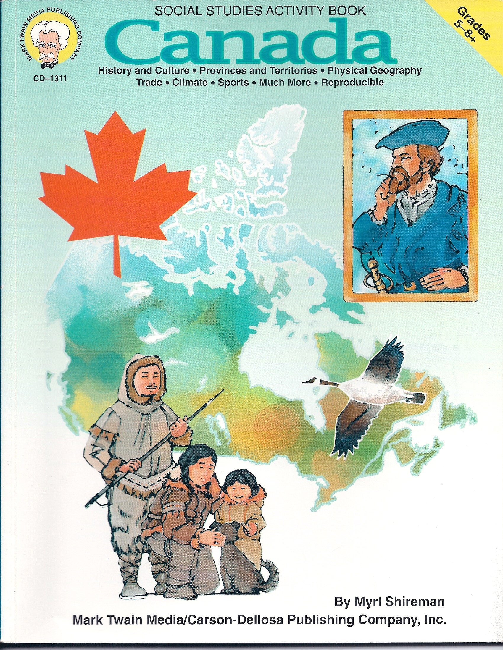 Canada: Social Studies Activity Book : 58+,Used