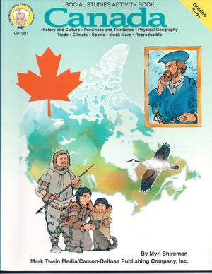 Canada: Social Studies Activity Book : 58+,Used