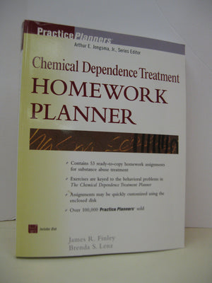 Chemical Dependence Treatment Homework Planner (PracticePlanners),Used