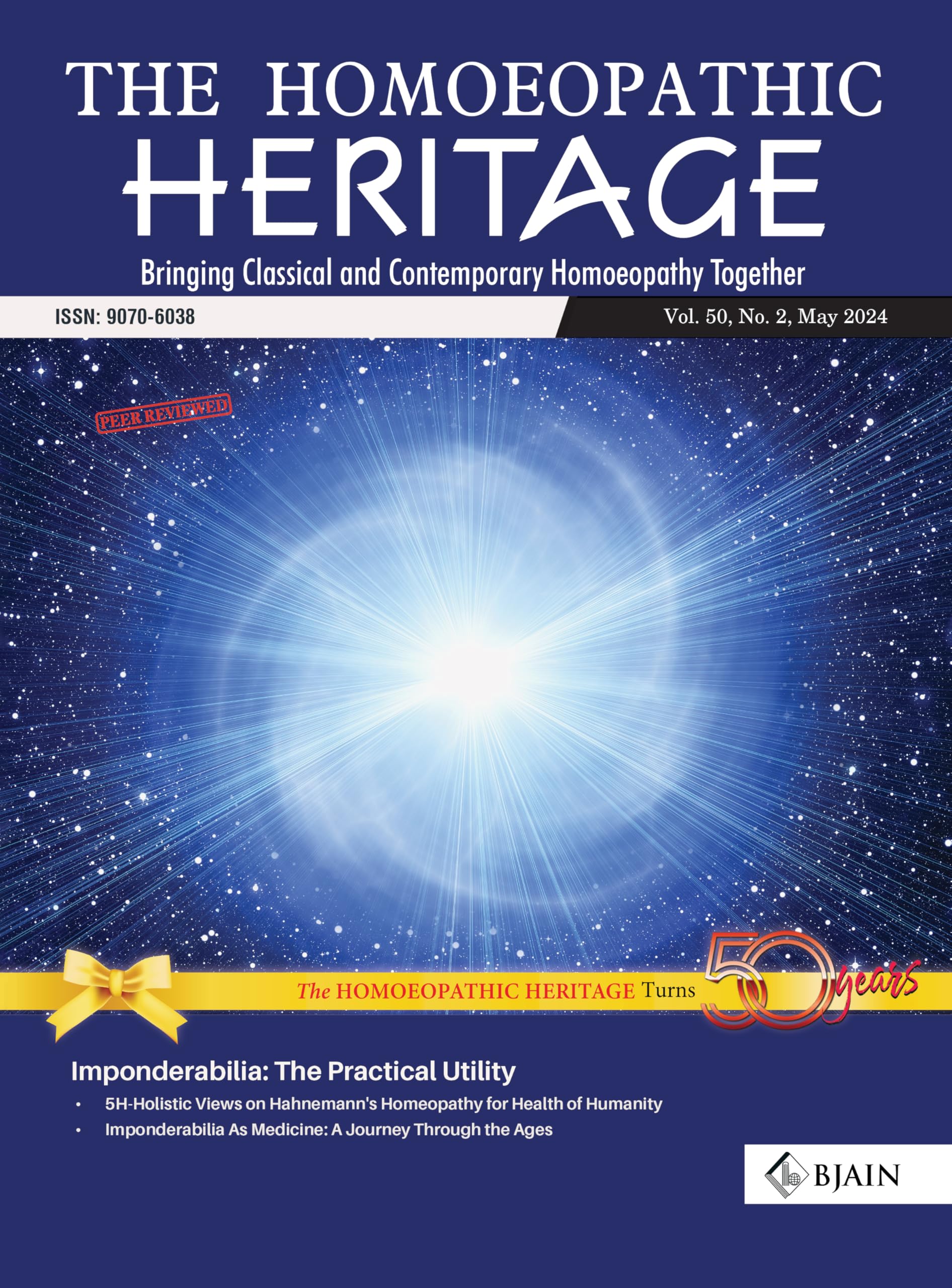 The Homoeopathic Heritage - Bringing Classical And Contemporary Homoeopathy Together (May 2024)