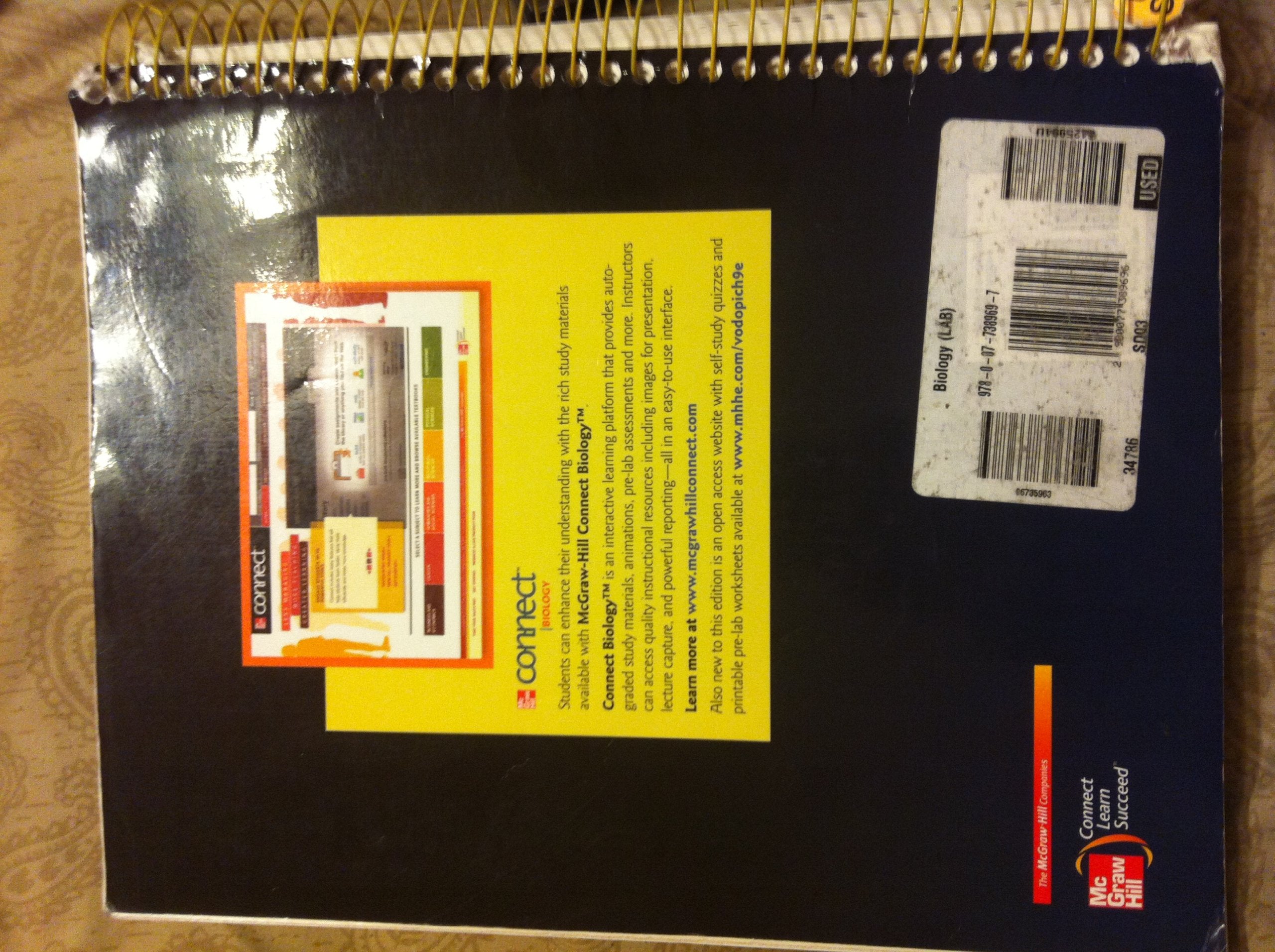 Biology Laboratory Manual,New