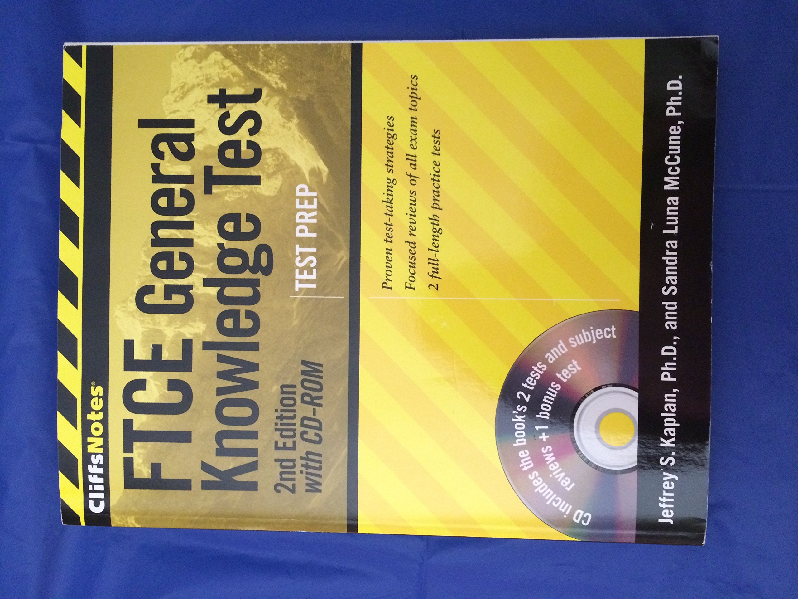 CliffsNotes FTCE General Knowledge Test,Used