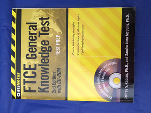 CliffsNotes FTCE General Knowledge Test,Used