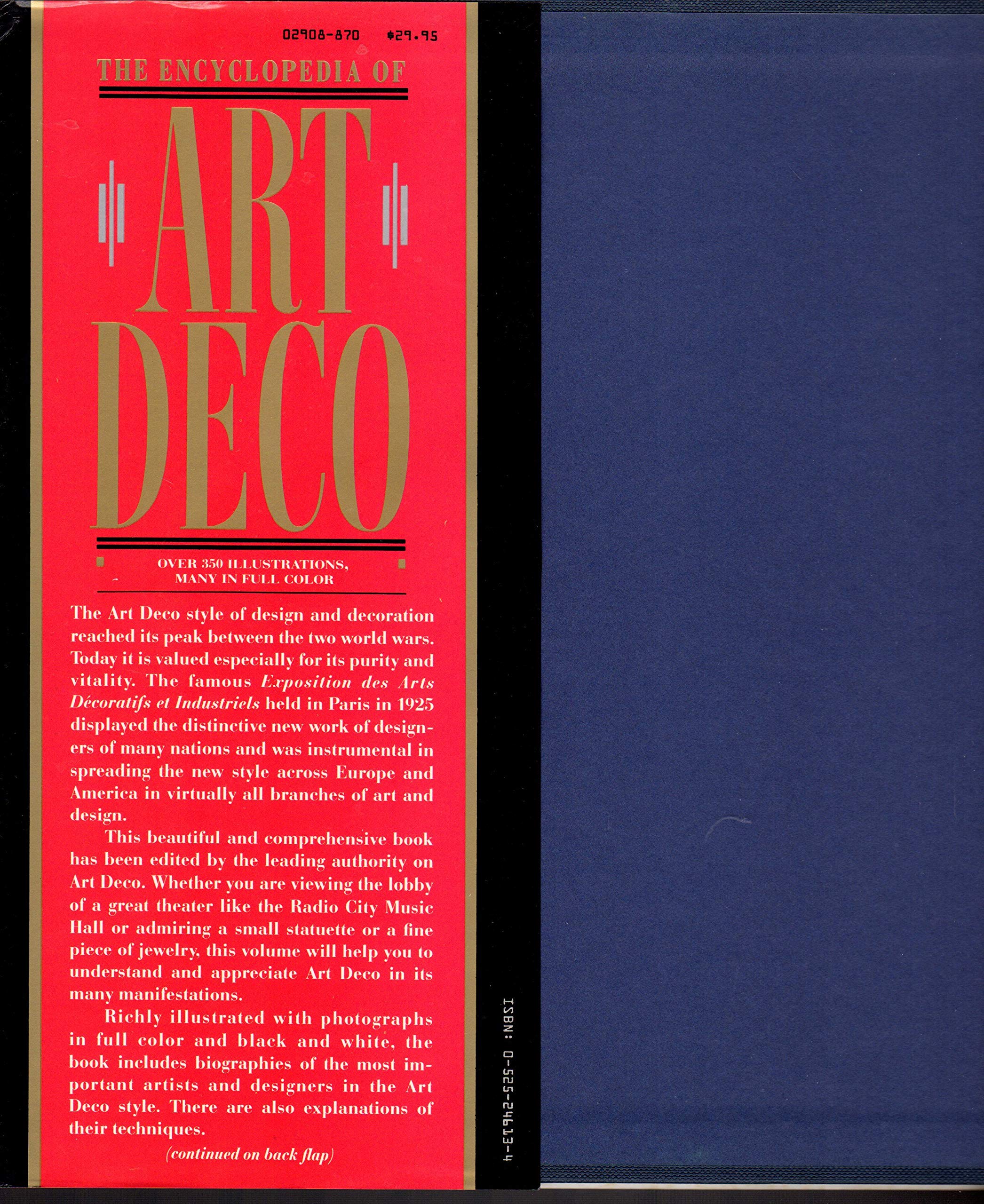 Encyclopedia of Art Deco: An Illustrated Guide to a Decorative Style From 1920 to 1939,Used