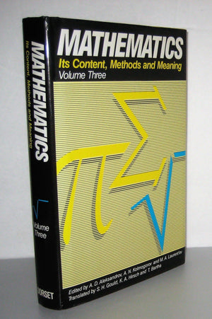 Mathematics Its Content, Methods And Meaning (Three)