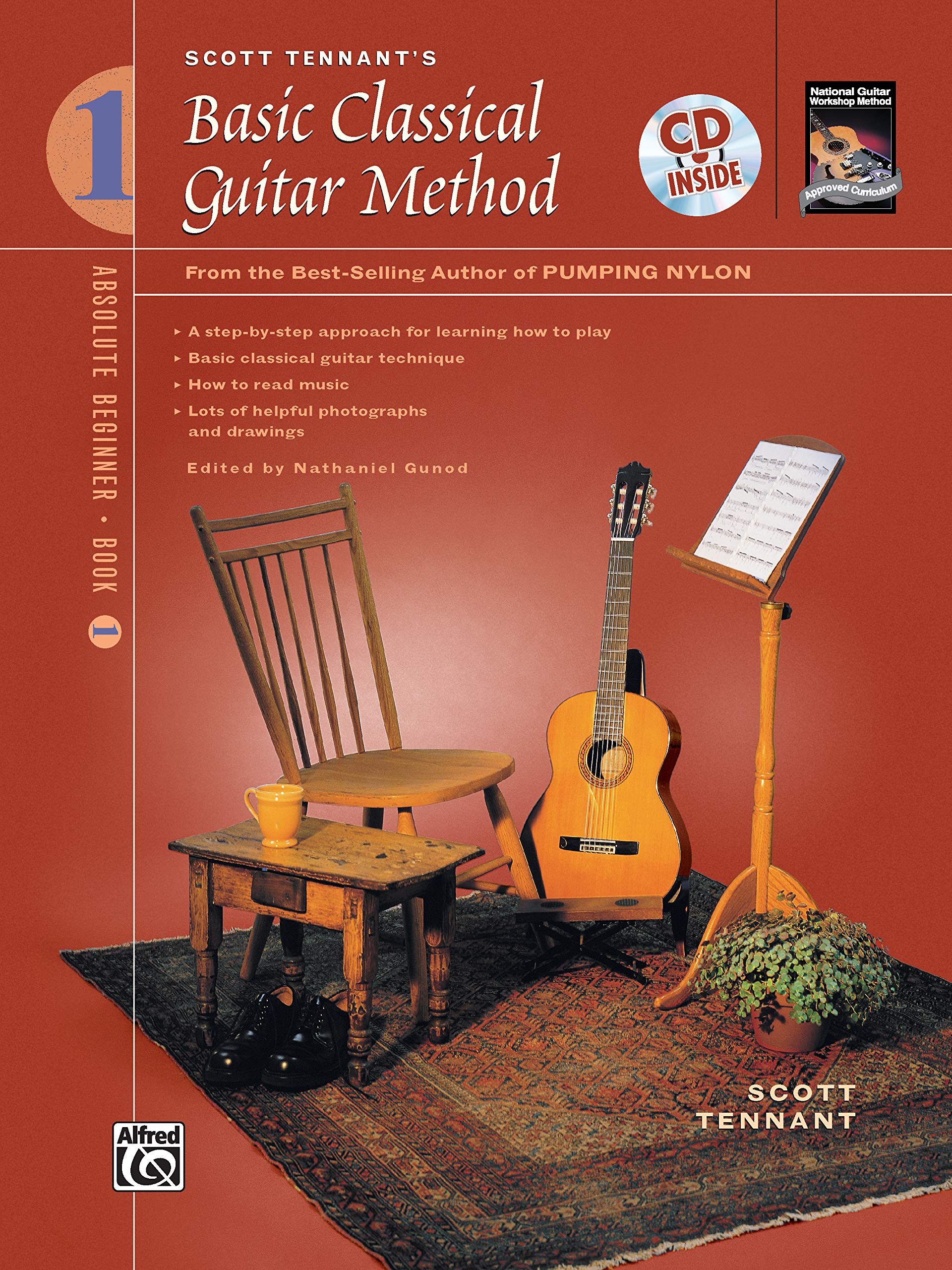 Scott Tennant's Basic Classical Guitar Method, Book 1 (Book & CD),New