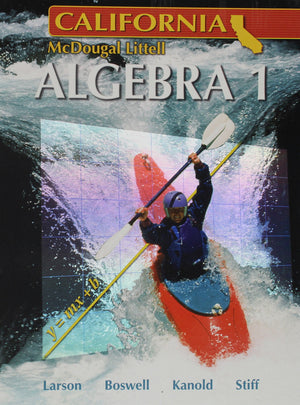 Algebra 1  California Edition (Holt Mcdougal Larson Algebra 1),New