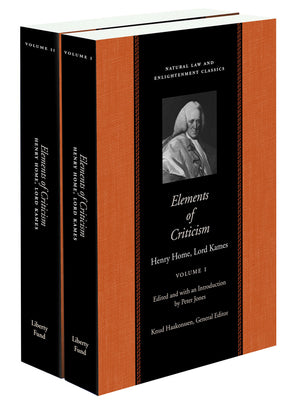 Elements Of Criticism (2Vol Set) (Natural Law And Enlightenment Classics),New