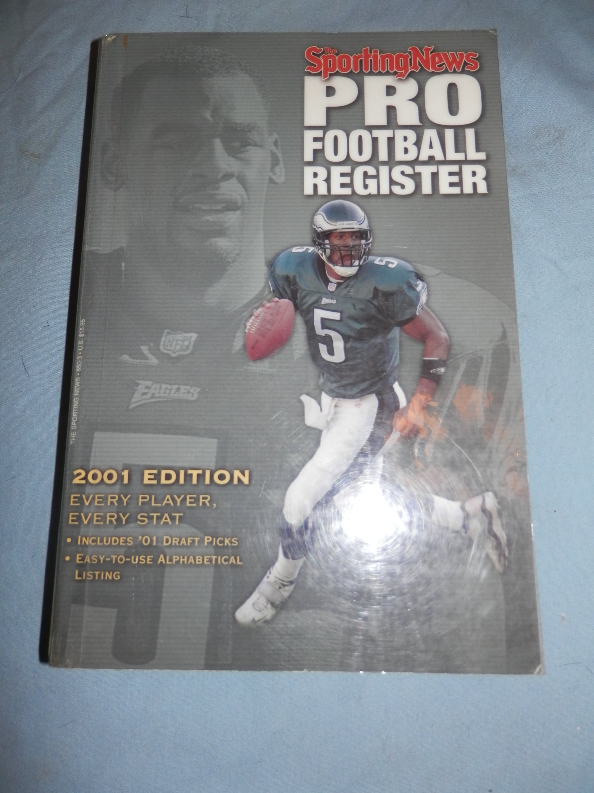Pro Football Register, 2001 Edition,Used