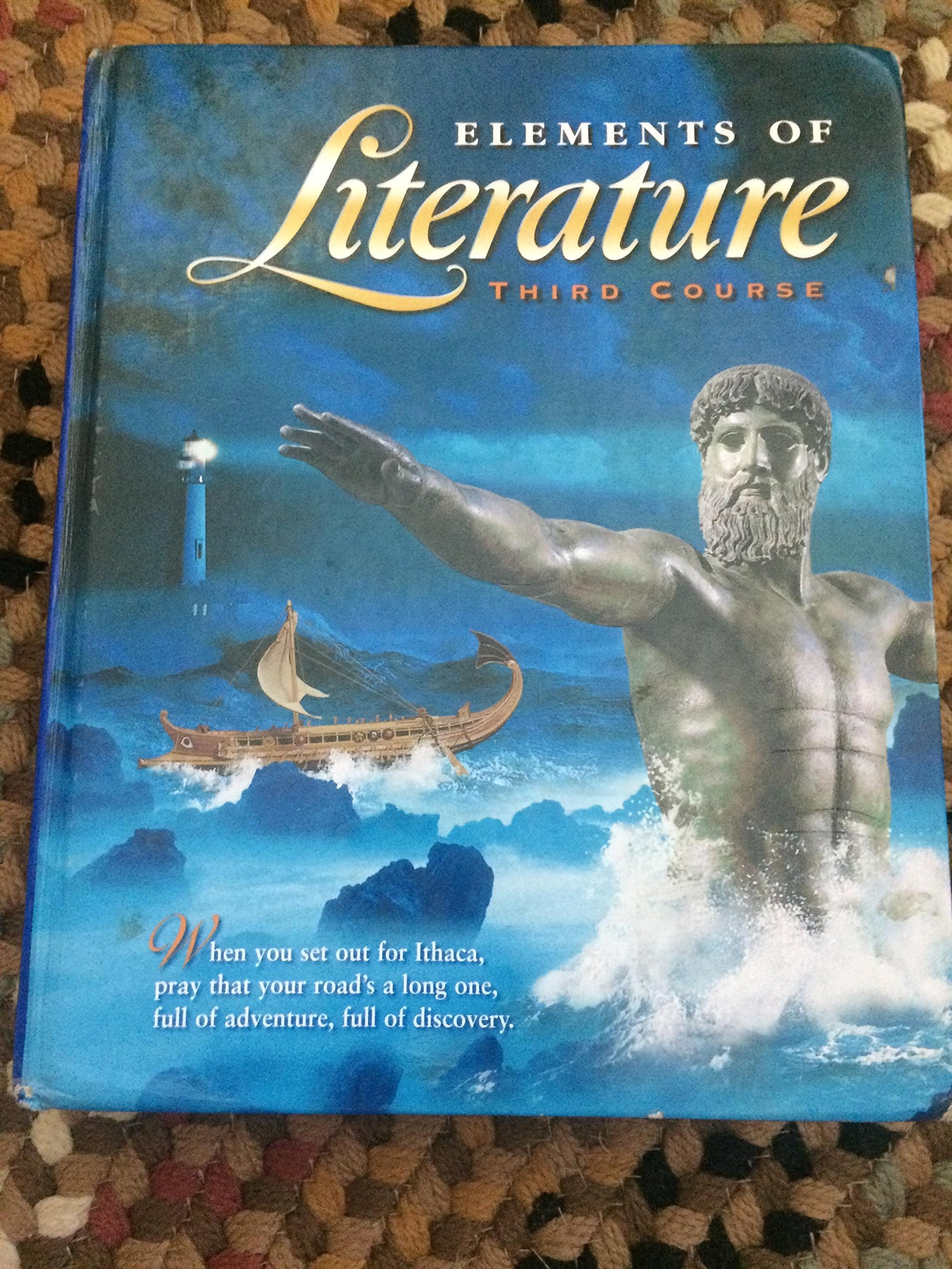 Holt Elements Of Literature: Student Edition, Third Course, Grade 9, 2000,New