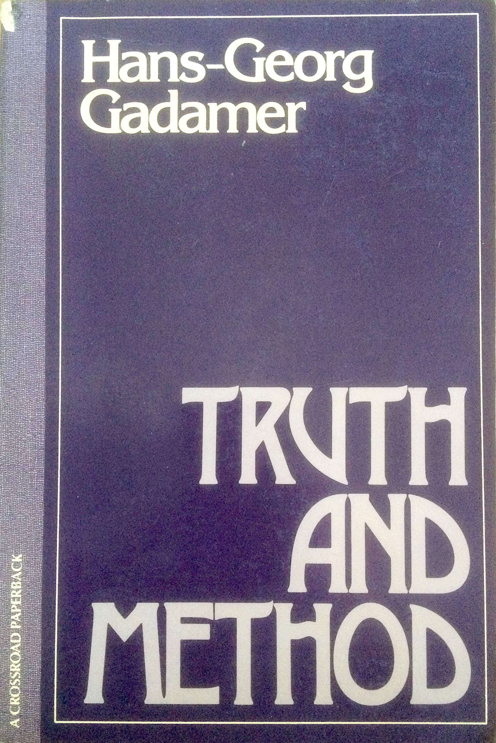 Truth And Method