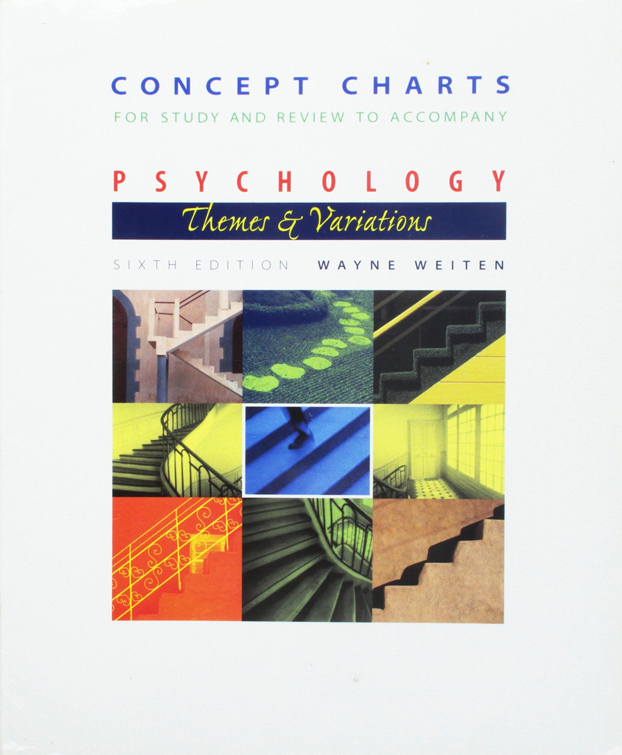 Concept Charts for Study and Review to Accompany Psychology Themes and Variations, 6th Edition,Used