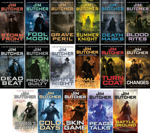 The Dresden Files by Jim Butcher, Complete Series Set (Books 117)