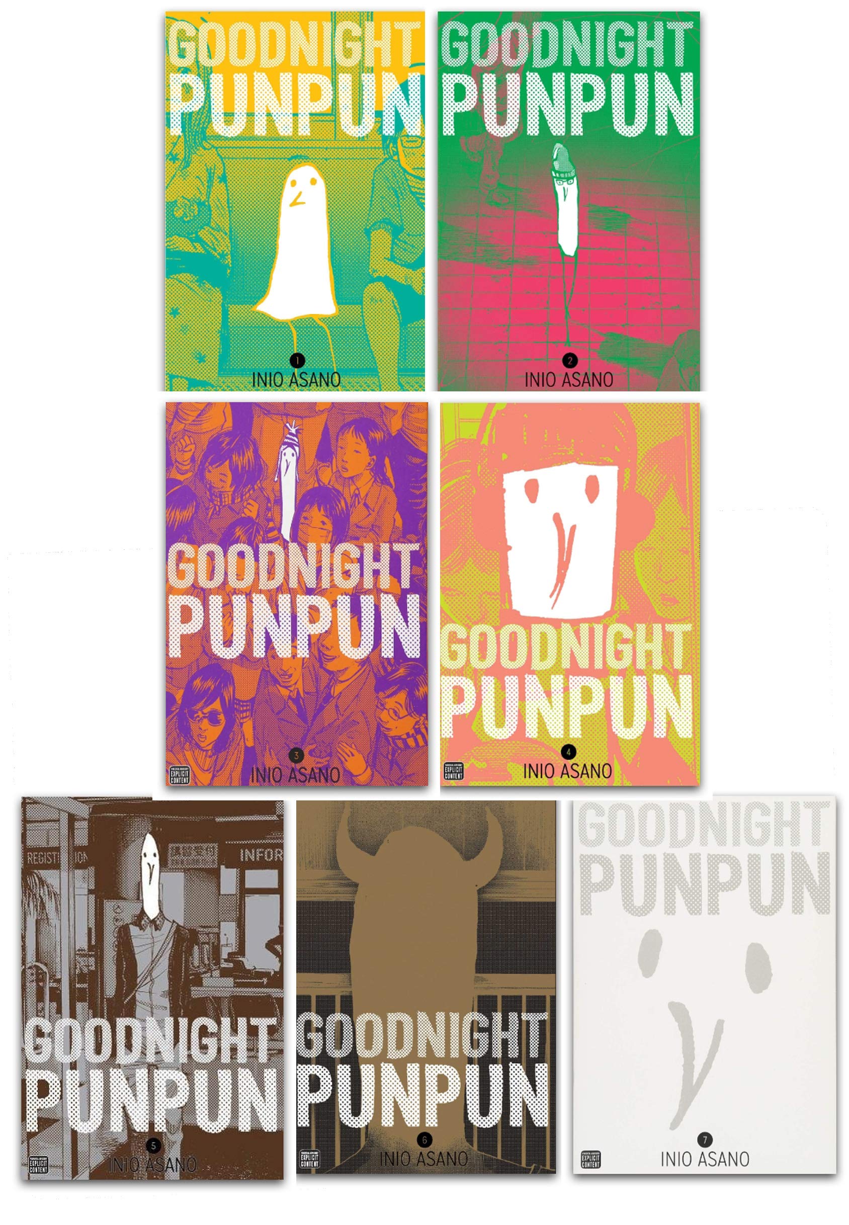 Goodnight Punpun Volume 17 Collection 7 Books Set By Inio Asano