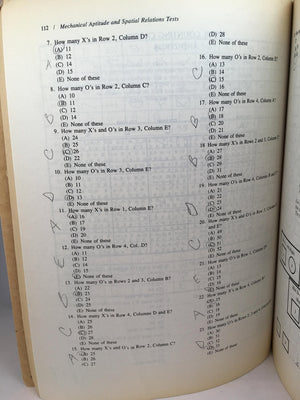 Mechanical Aptitude and Spatial Relations Tests (Arco Aptitude Test Preparation),Used