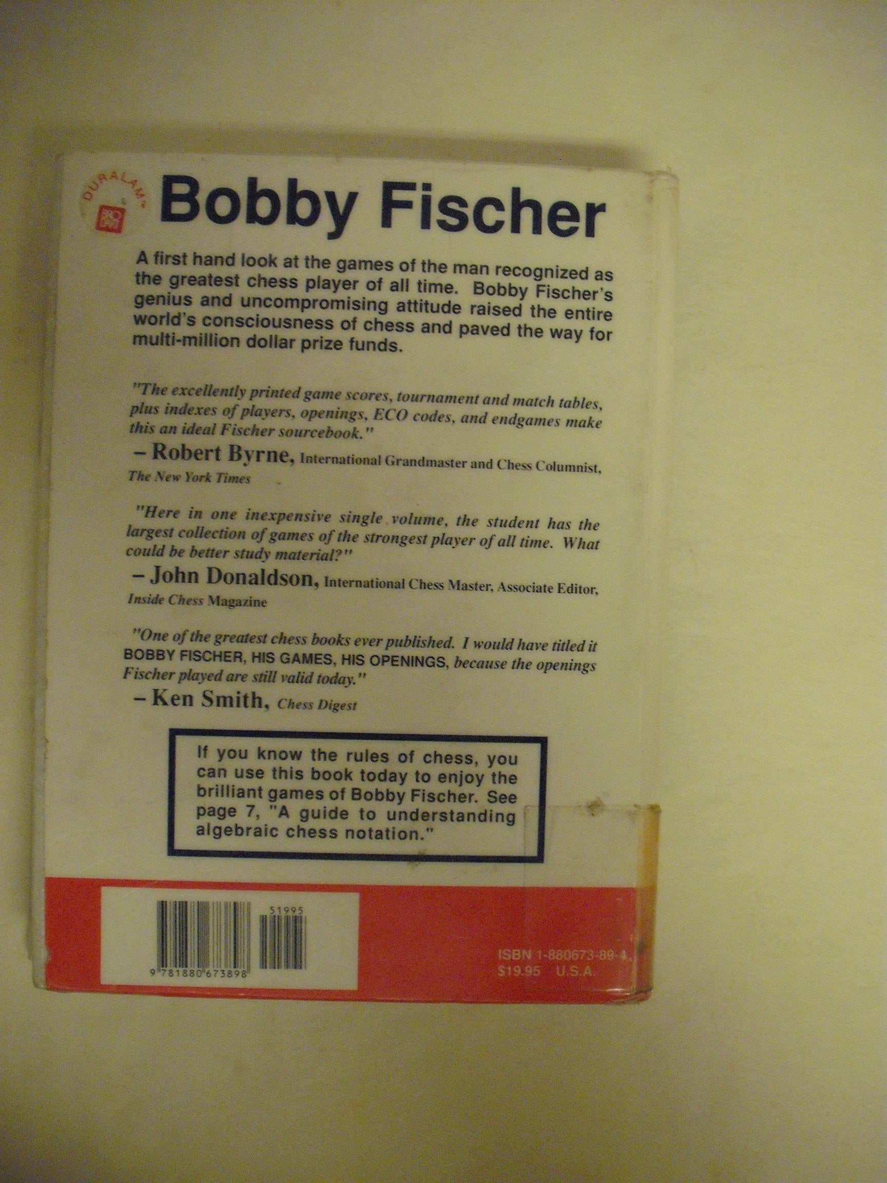 Bobby Fischer: Complete Games of the American World Chess Champion,Used