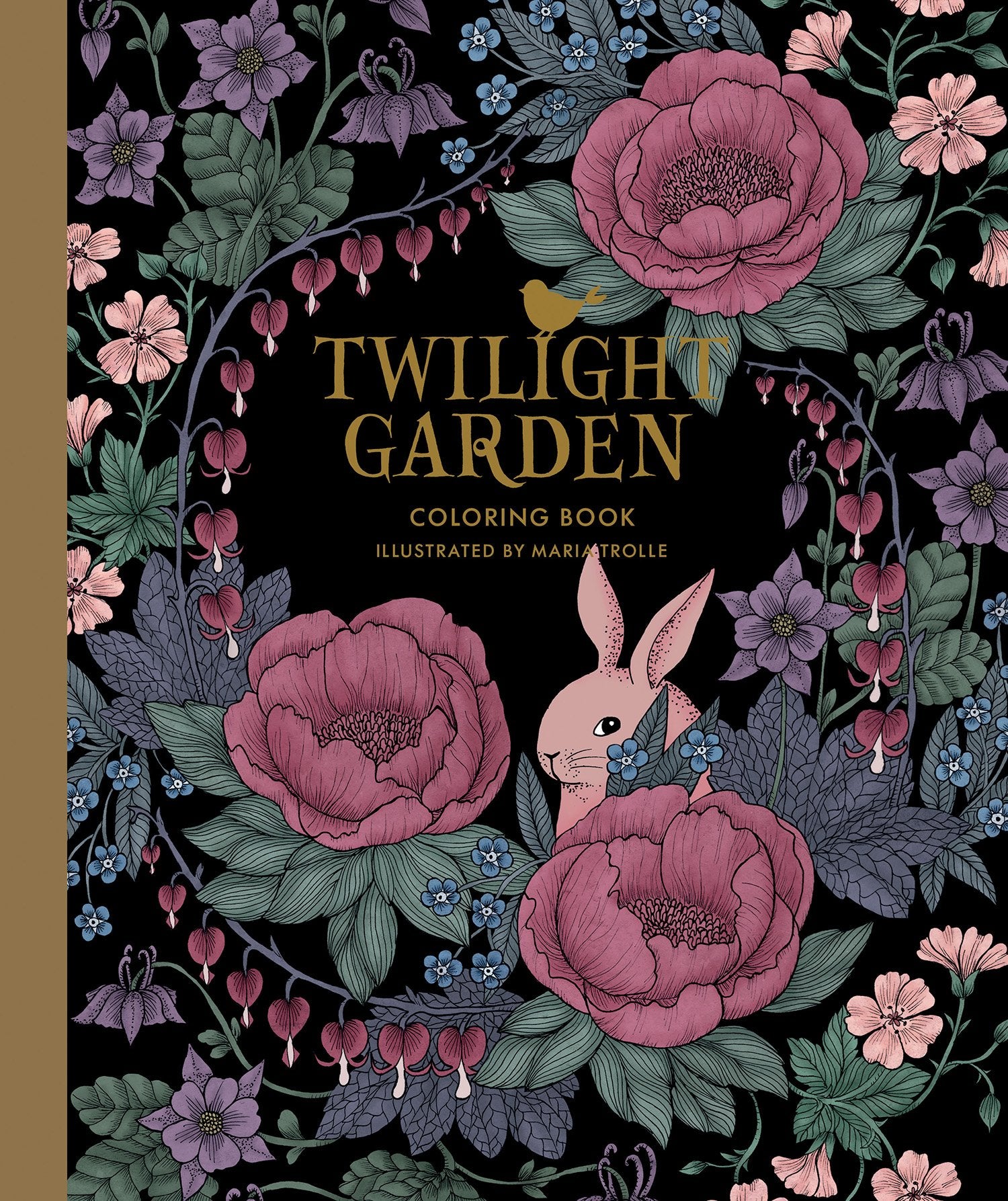 Twilight Garden Coloring Book: Published in Sweden as 