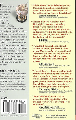 Homeschooling from a Biblical Worldview,Used