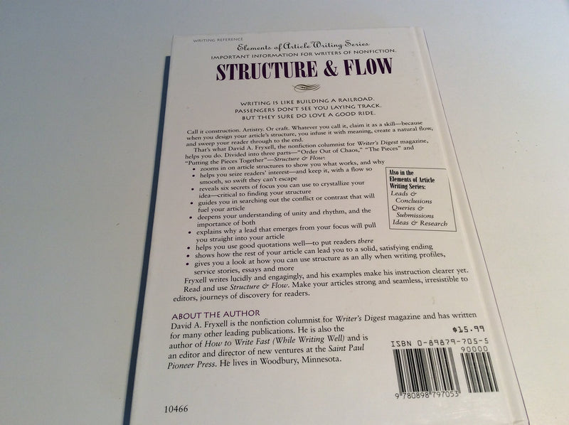Structure & Flow (Elements of Article Writing),Used