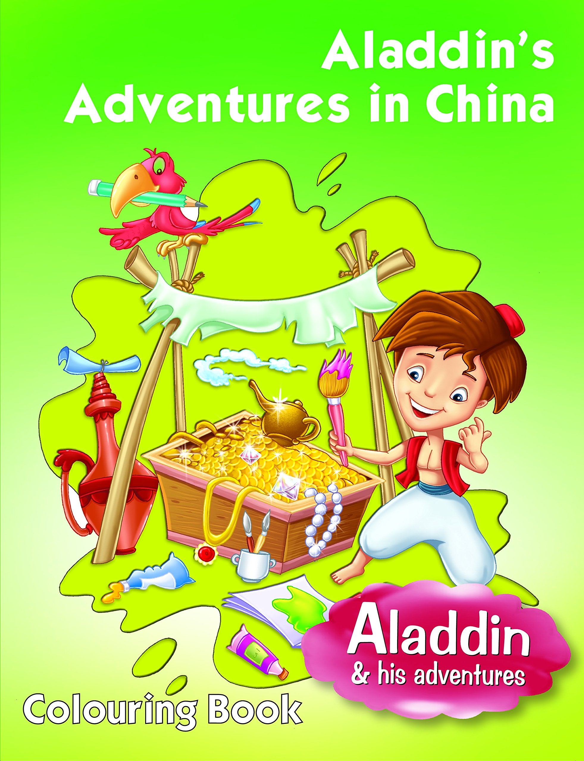 AladdinS Adventures In China - Colouring Book