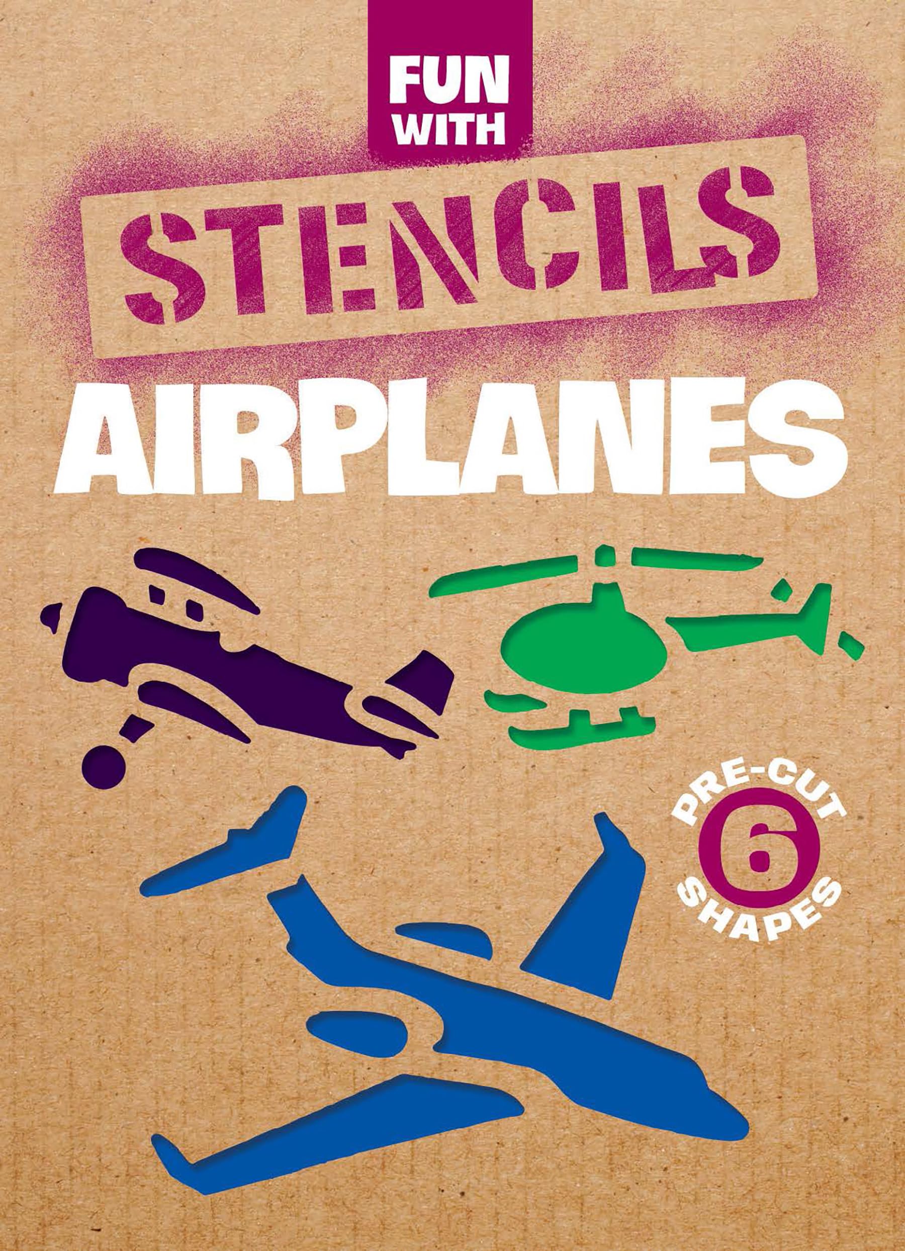 Fun With Airplane Stencils (Dover Little Activity Books: Travel),Used