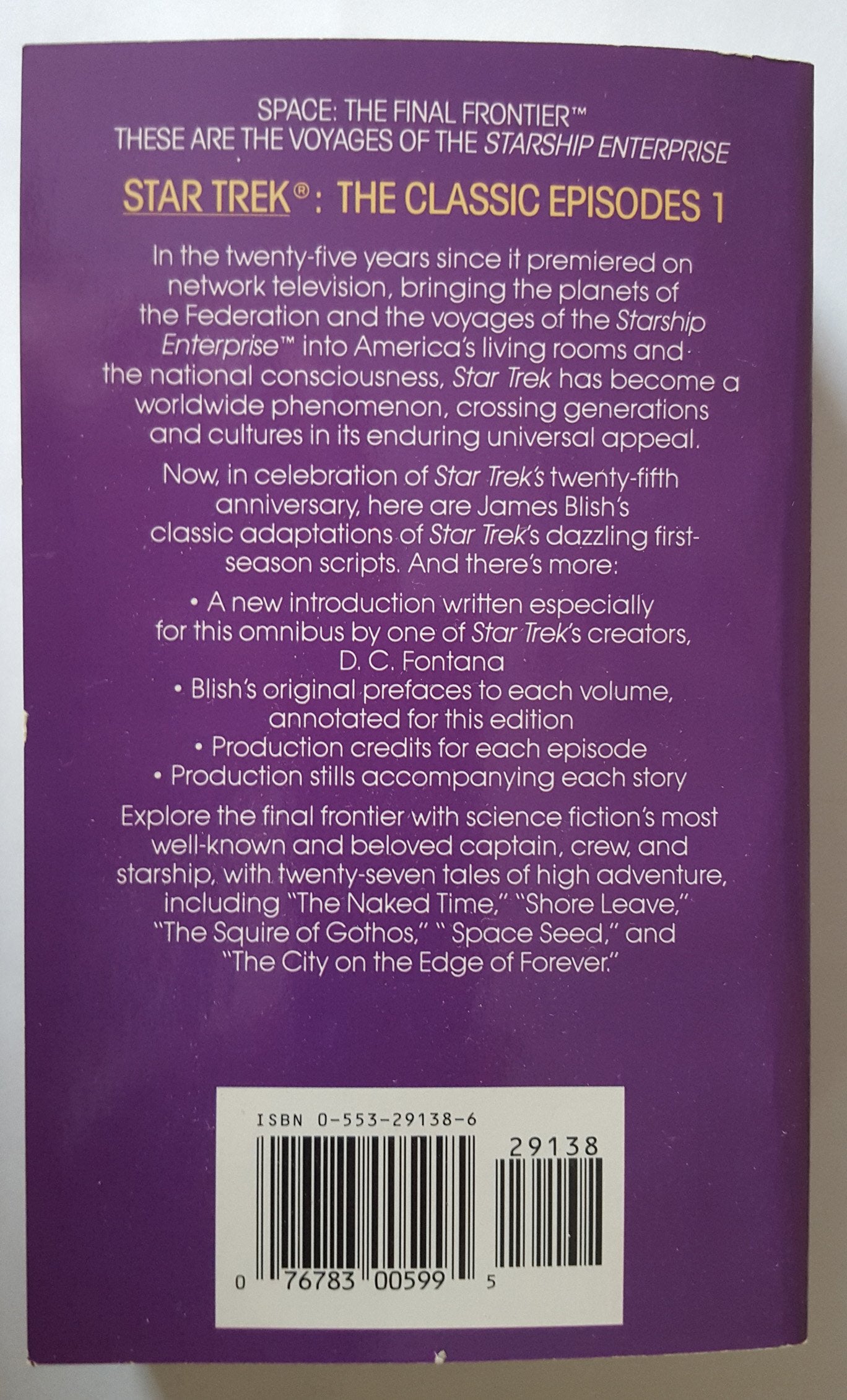 Star Trek: The Classic Episodes, Vol. 1  The 25Thanniversary Editions,New