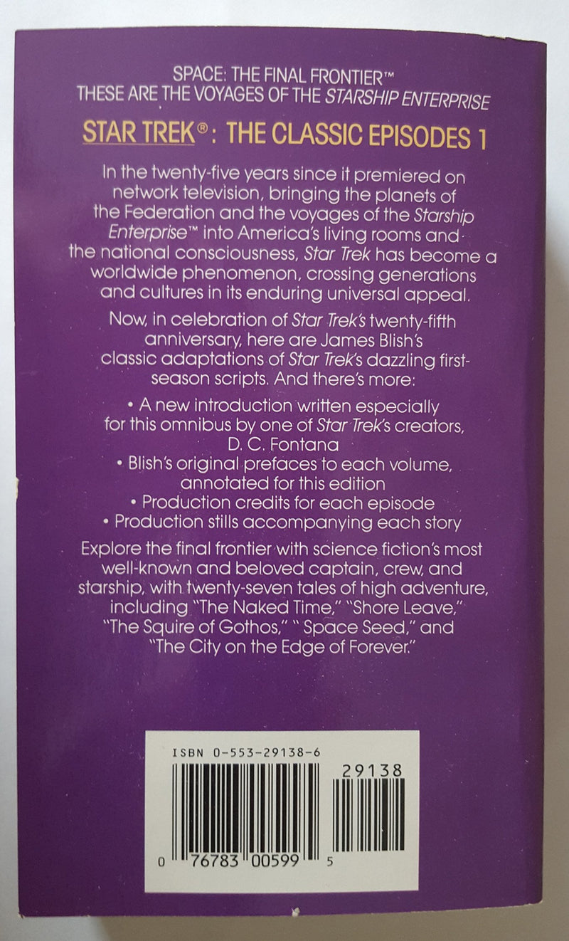 Star Trek: The Classic Episodes, Vol. 1  The 25Thanniversary Editions,New