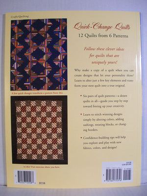 QuickChange Quilts: 12 Quilts from 6 Patterns,Used