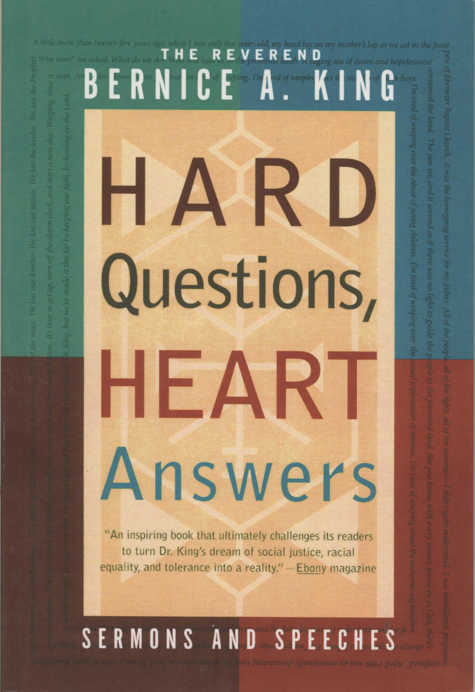 Hard Questions, Heart Answers: Sermons and Speeches,Used