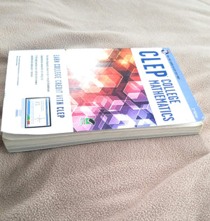 CLEP College Mathematics Book + Online (CLEP Test Preparation),Used