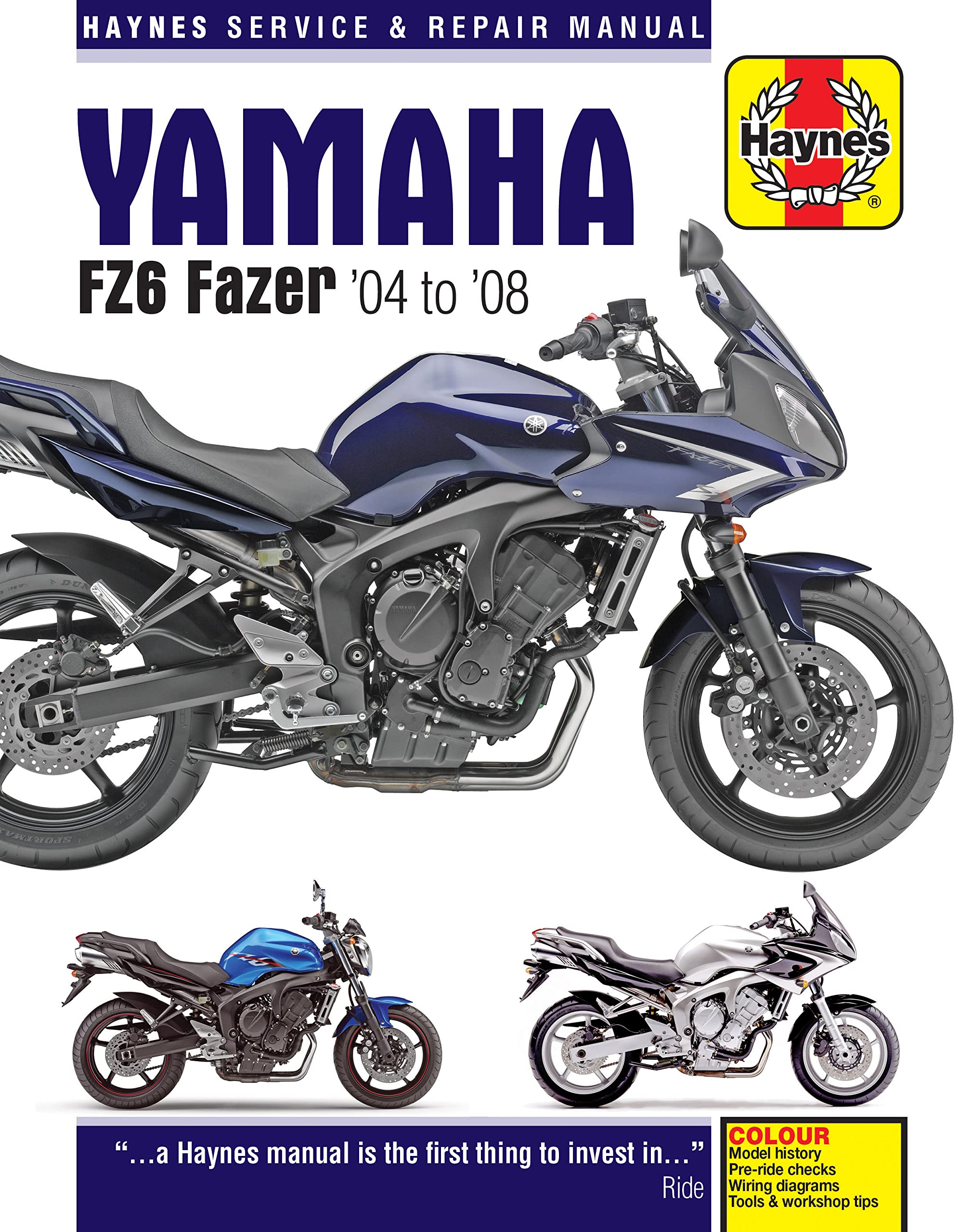 Yamaha FZ6 Fazer '04 to '08 (Haynes Service & Repair Manual),Used