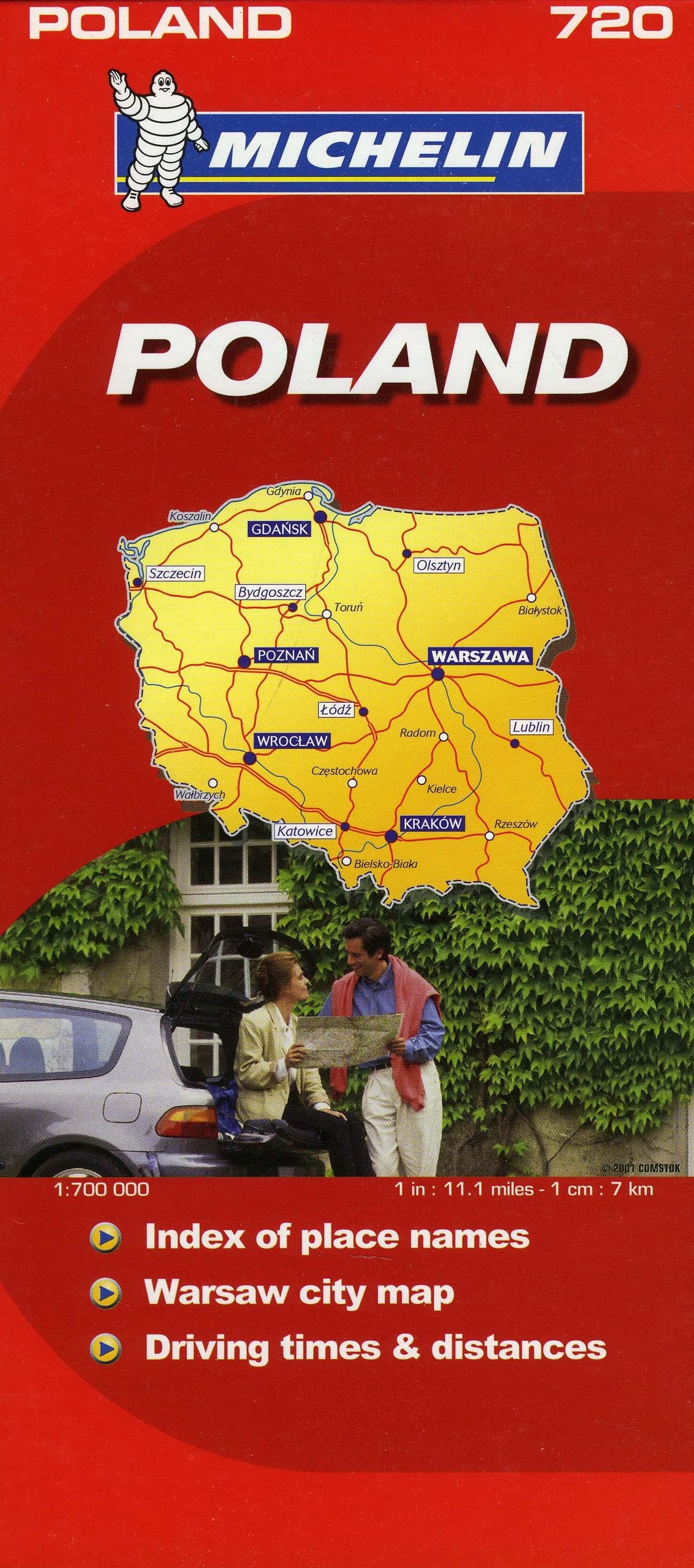 Michelin Map Poland 720 (Maps/Country (Michelin)),Used