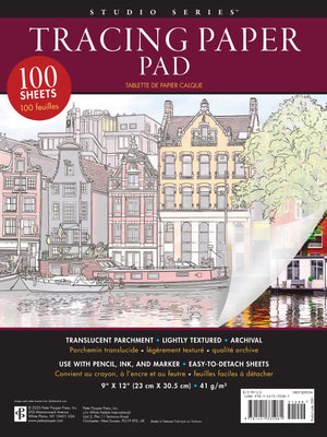 Studio Series Tracing Paper Pad 9'' x 12'' (100 sheets),Used