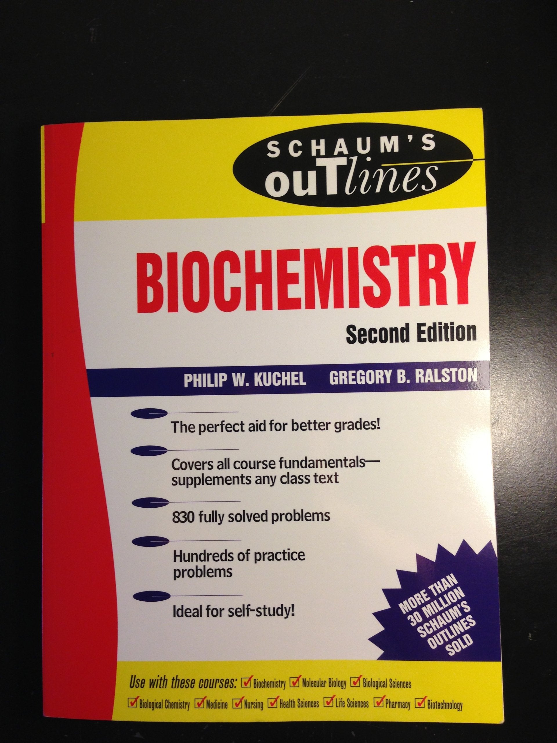 Schaum's Outline of Biochemistry,Used
