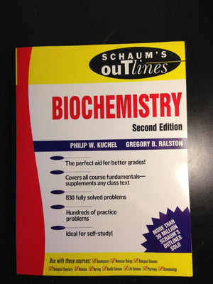 Schaum's Outline of Biochemistry,Used