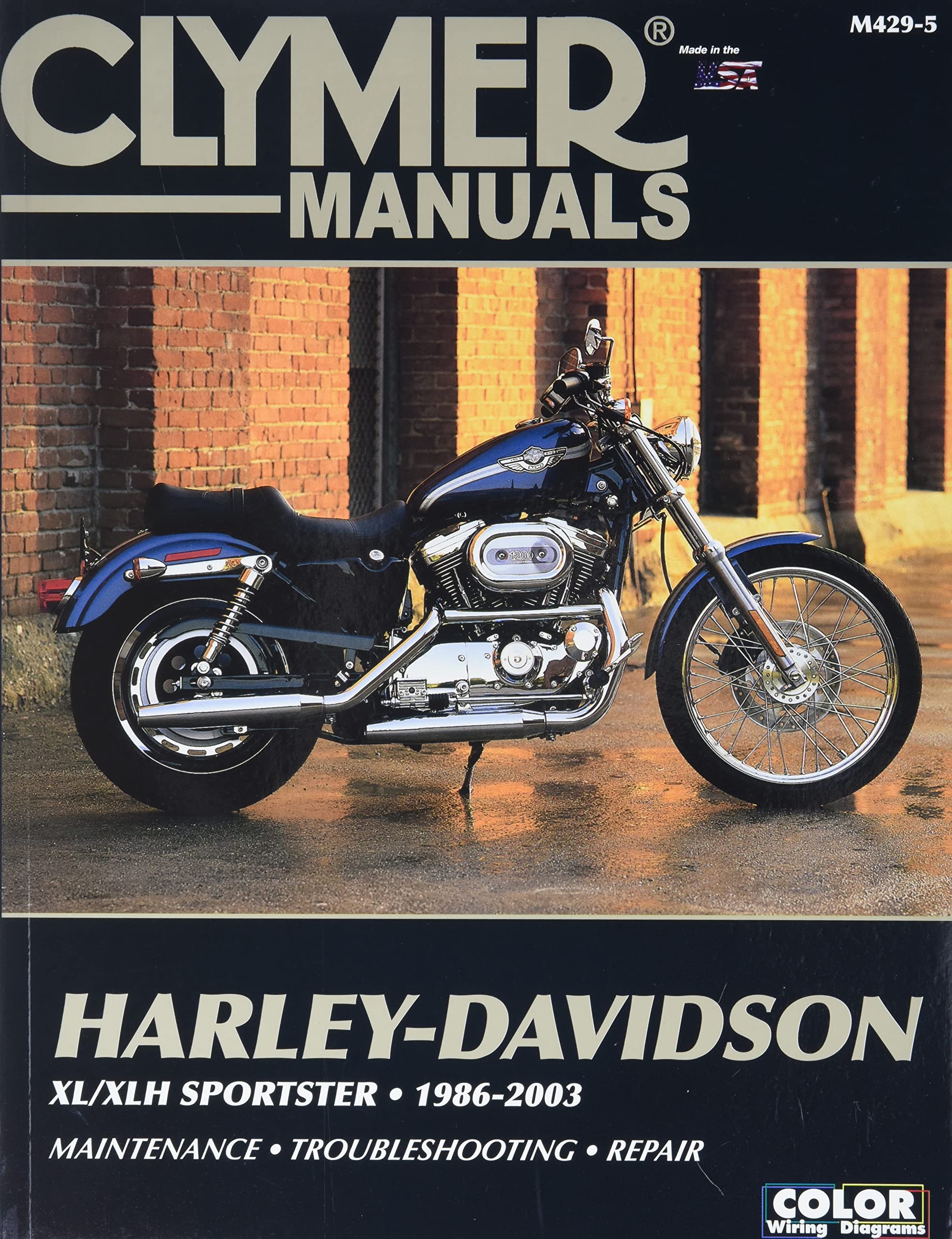 Harleydavidson Sportster Motorcycle (19862003) Service Repair Manual,Used