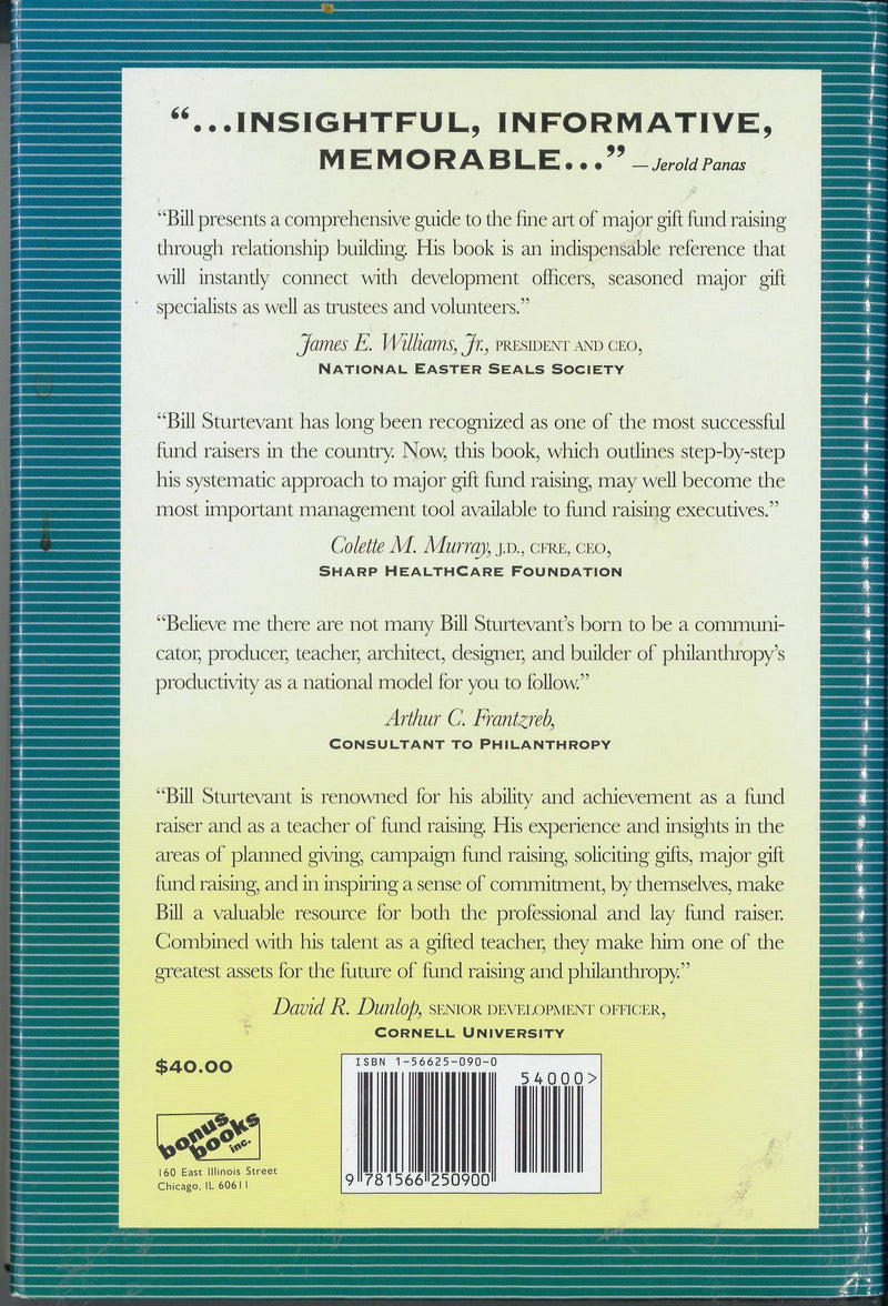 The Artful Journey: Cultivating and Soliciting the Major Gift,Used