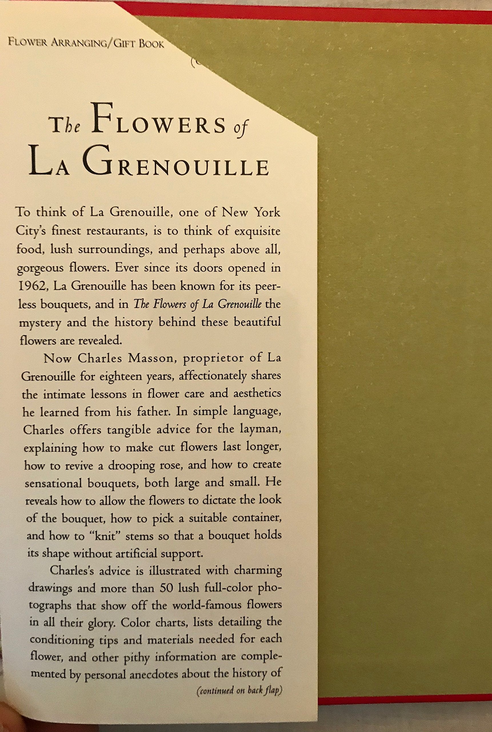 The Flowers Of La Grenouille,New