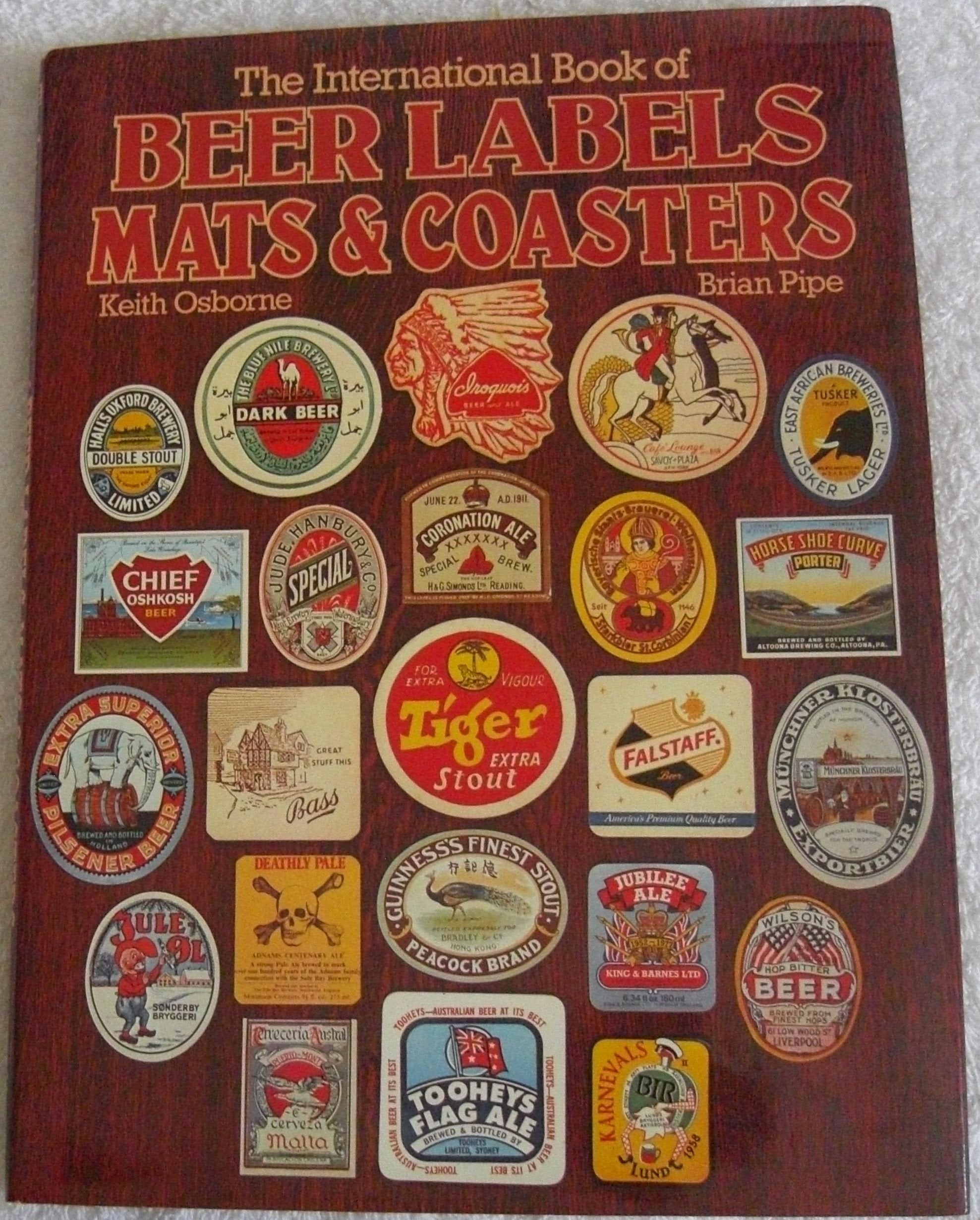 International Book of Beer Labels, Mats and Coasters,Used