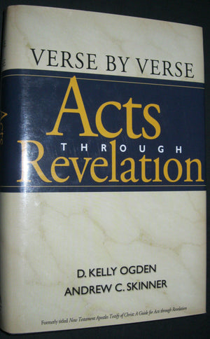 Verse by Verse: Acts Through Revelation,Used