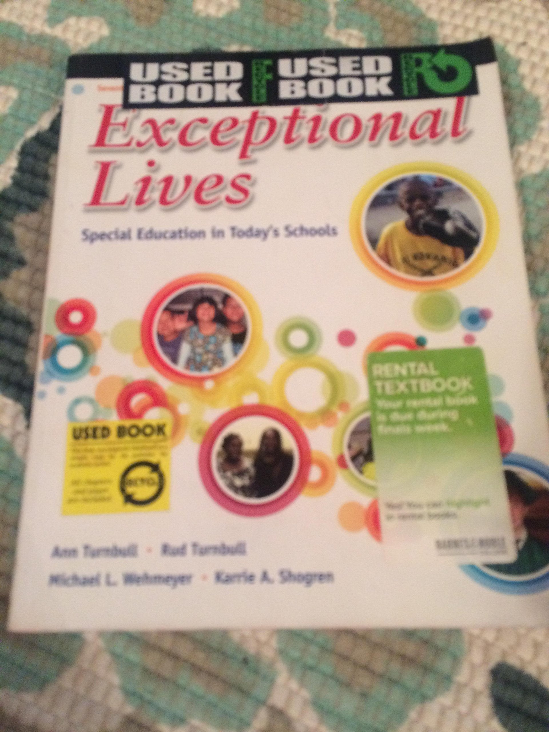 Exceptional Lives: Special Education In Today'S Schools (7Th Edition),Used