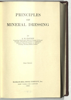 Principles Of Mineral Dressing-new