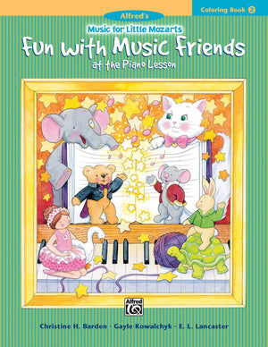 Music for Little Mozarts Coloring Book, Bk 2: Fun with Music Friends at the Piano Lesson (Music for Little Mozarts, Bk 2),Used