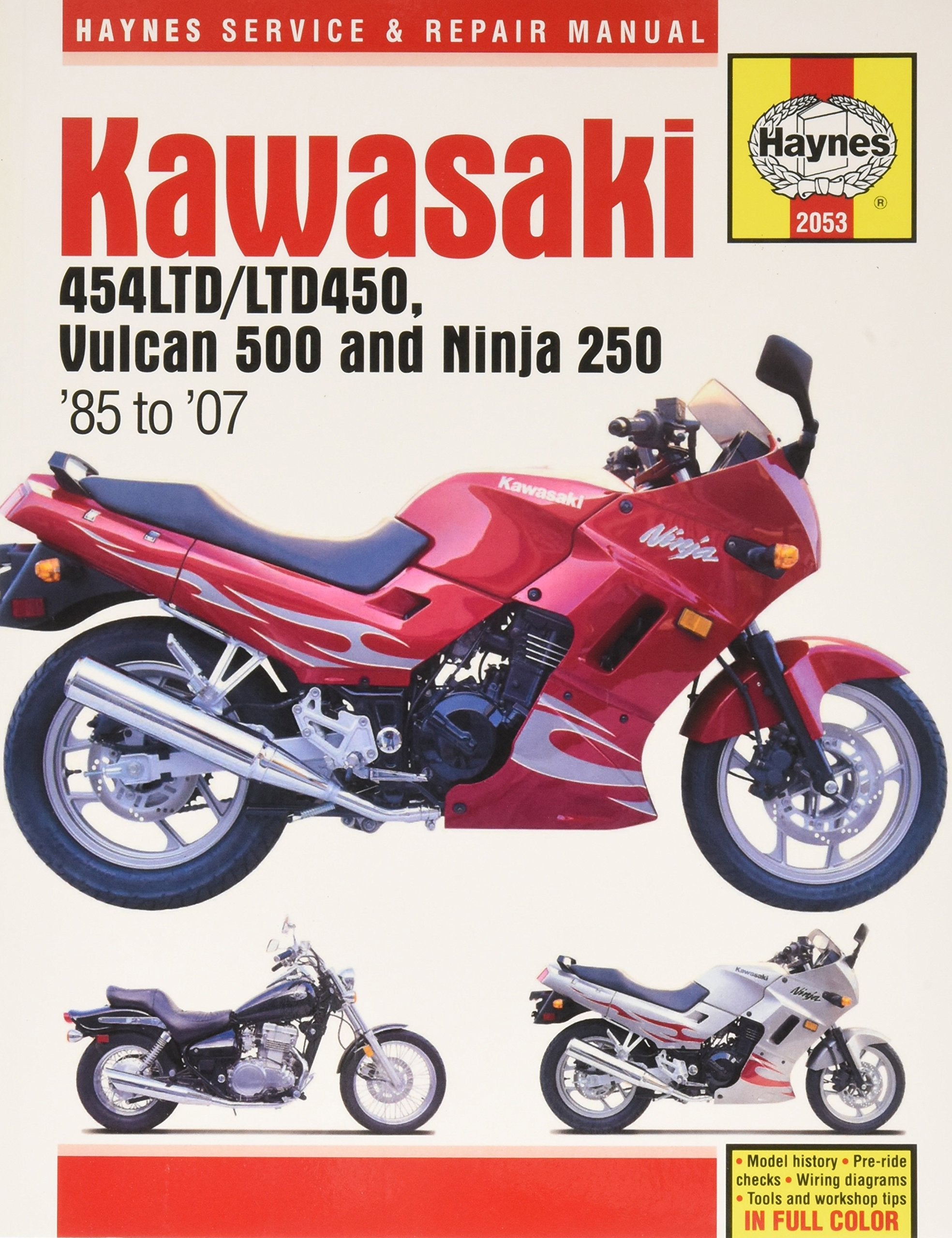 Kawasaki: EN450 & 500 Twins  '85 to '04 (Haynes Service & Repair Manual),Used