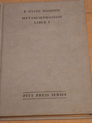 Metamorphoseon (Pitt Press Series Latin, Series Number 1),Used