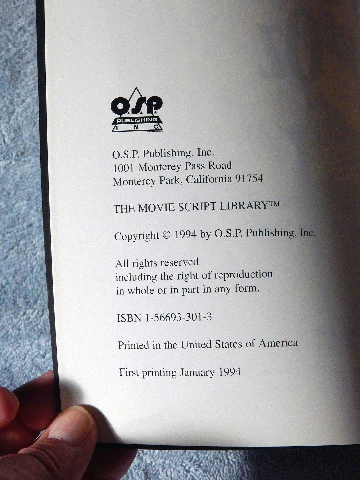 The Wizard of Oz: The Screenplay,Used