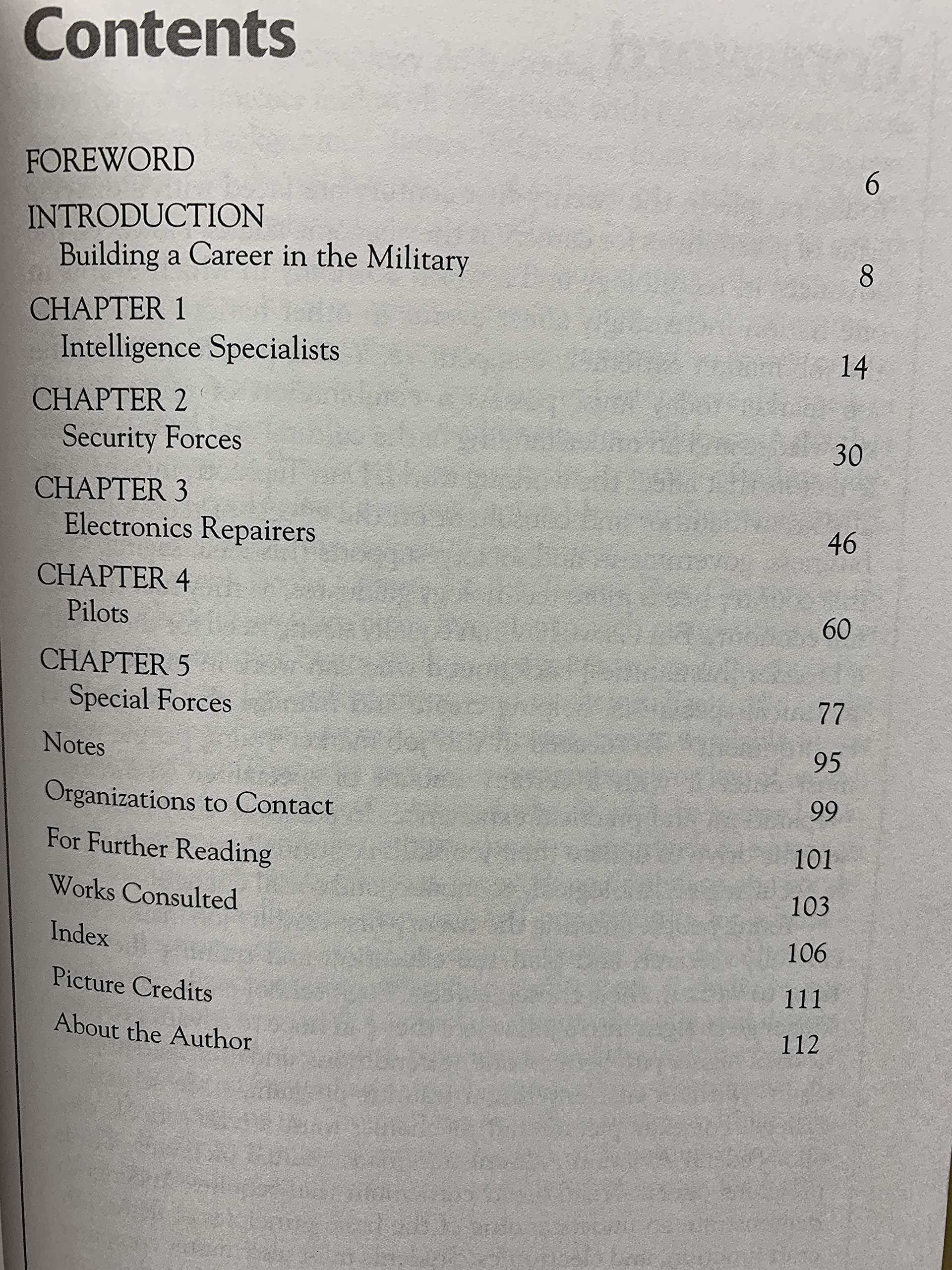 Military (Careers for the TwentyFirst Century),Used