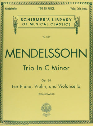 Trio in C Minor, Op. 66: Schirmer Library of Classics Volume 1459 Score and Parts,Used